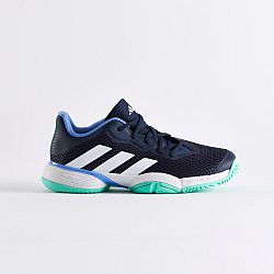 ADIDAS Detská tenisová obuv Barricade na rôzne povrchy modro-biela 36
