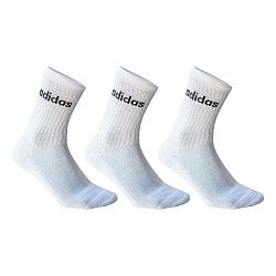 ADIDAS Vysoké tenisové ponožky 3 páry biele 43-45