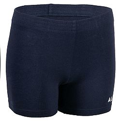ALLSIX Dievčenské volejbalové šortky V100 námornícke modré 10-11 r (141-148 cm)