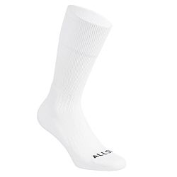 ALLSIX Stredne vysoké ponožky na volejbal VSK500 biele 47-50
