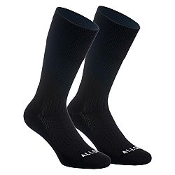 ALLSIX Stredne vysoké ponožky na volejbal VSK500 čierne 35-38
