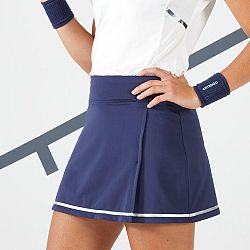 ARTENGO Dámska tenisová sukňa Dry Soft 500 námornícka modrá 2XL