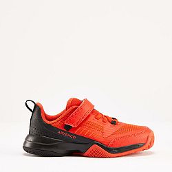 ARTENGO Detská obuv na tenis TS500 Fast suchý zips lávová červená oranžová 28