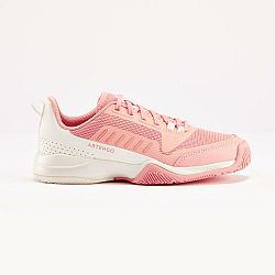 ARTENGO Detská šnurovacia obuv na tenis TS500 Fast ružová ružová 39