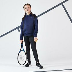 ARTENGO Detská tenisová mikina s kapucňou Dry modrá 12-13 r (151-160 cm)