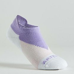 ARTENGO Detské nízke ponožky na tenis RS 160 3 páry ružové, biele a tmavomodré 35-38