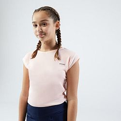 ARTENGO Dievčenské tričko Soft na tenis ružové 14-15 r (160-166 cm)