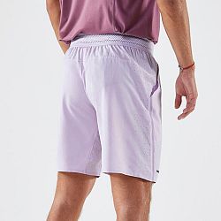 ARTENGO Pánske tenisové šortky Dry+ priedušné fialové fialová S