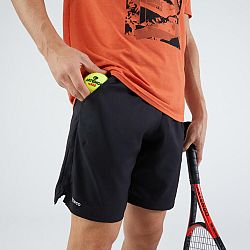 ARTENGO Pánske tenisové šortky Essential+ čierne S