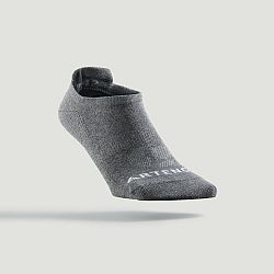 ARTENGO Športové ponožky RS 160 nízke 3 páry sivé šedá 39-42