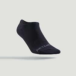ARTENGO Športové ponožky RS160 nízke 3 páry čierne a sivé čierna 39-42