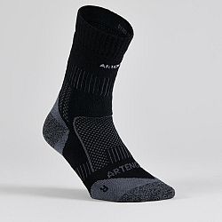 ARTENGO Tenisové ponožky RS 900 vysoké bavlnené 3 páry čierne 39-42