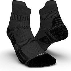 Bežecké ponožky Kiprun Strap tenké čierne 45-46