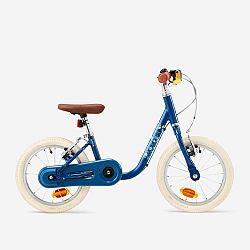 BTWIN Detský bicykel s odrážadlom 2v1 Discover 900 3-5 rokov 14-palcový modrý 14_QUOTE_