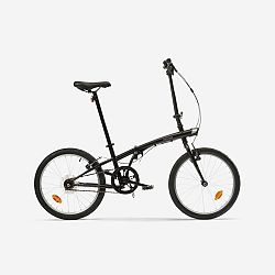 BTWIN Skladací bicykel OXYLANE 100 čierny