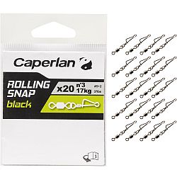CAPERLAN Obrtlík s karabínkou Rolling Snap Black 3
