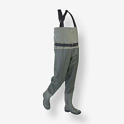 CAPERLAN Rybárske brodiace nohavice PVC - WDS 100 khaki 2XL 46-47