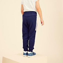 DOMYOS Detské nohavice 500 nastaviteľné modré 4-5 r (103-112 cm)