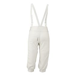 FENC'IT Detské nohavice na šerm 350N pre pravákov biela 5-6 r (113-122 cm)
