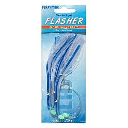 FLASHMER Nadväzec Flasher s 3 háčikmi č. 2/0 na morský rybolov