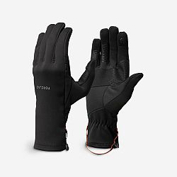 FORCLAZ Strečové dotykové rukavice MT500 na horskú turistiku čierne S
