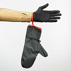 FORCLAZ Trekingové nepremokavé vrchné rukavice MT500 čierne XL-2XL