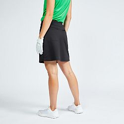 INESIS Dámska golfová šortková sukňa WW 500 čierna M