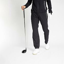 INESIS Pánske golfové nohavice do dažďa RW500 čierne XL-2XL (L34)