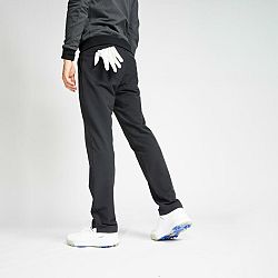 INESIS Pánske zimné golfové nohavice CW500 čierne XL