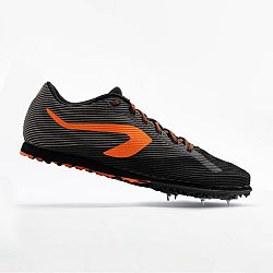 KALENJI Atletická obuv s hrotmi na kros čierno-oranžová šedá 40
