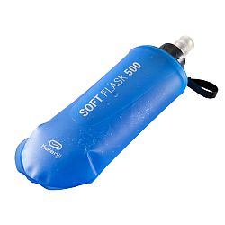 KALENJI Pružná fľaša 500 ml na trailový beh modrá 500 ml