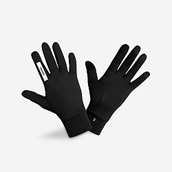 KIPRUN Bežecké dotykové rukavice Warm 100 V2 pre ženy aj mužov čierne L