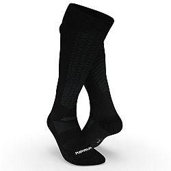 KIPRUN Bežecké ponožky Run900 z vlny merino vysoké čierne 35-38