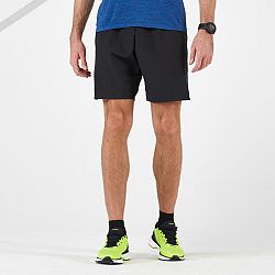 KIPRUN Pánske bežecké šortky na maratón s vreckami čierne 2XL