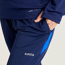 KIPSTA Dámske tréningové nohavice na futbal Viralto modré S (W28 L31)