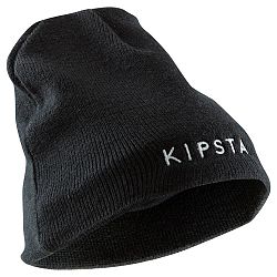 KIPSTA Detská čiapka na futbal Keepwarm čierna M 56-59 cm