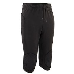 KIPSTA Detské brankárske nohavice F 100 čierne 7-8 r (123-130 cm)
