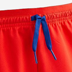 KIPSTA Detské futbalové šortky Viralto Axton oranžovo-modré oranžová 12-13 r (151-160 cm)
