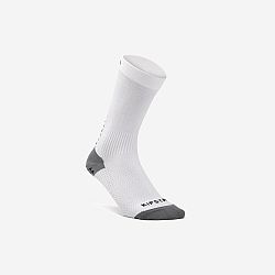 KIPSTA Detské polovysoké futbalové ponožky Viralto MiD II Club biele 37-38