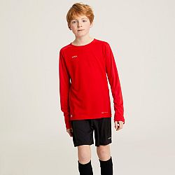 KIPSTA Detský futbalový dres s dlhým rukávom Viralto Club červený červená 10-11 r (141-150 cm)