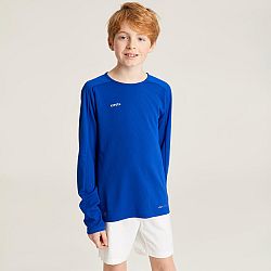 KIPSTA Detský futbalový dres s dlhým rukávom Viralto Club modrý 10-11 r (141-150 cm)