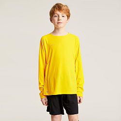 KIPSTA Detský futbalový dres s dlhým rukávom Viralto Club žltý žltá 14-15 r (161-172 cm)