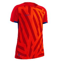 KIPSTA Detský futbalový dres Viralto Axton červeno-oranžový červená 7-8 r (123-130 cm)