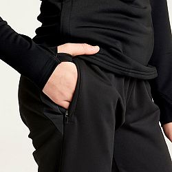 KIPSTA Dievčenské futbalové nohavice Viralto+ čierne 8-9 r (131-140 cm)