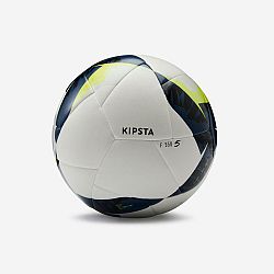 KIPSTA Futbalová lopta F550 Hybride veľkosť 5 bielo-žltá biela 5
