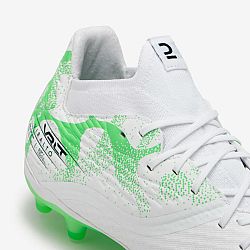 KIPSTA Futbalové kopačky VIRALTO III 3D AIRMESH FG ľadovo-zelené biela 41