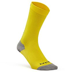 KIPSTA Krátke protišmykové futbalové ponožky VIRALTO II MiD žlté žltá 43-44