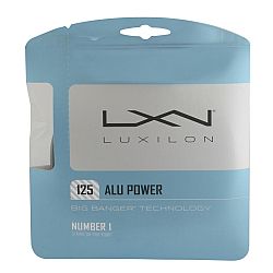 LUXILON Tenisový výplet s monovláknom Big Banger Alu Power 1,25 mm sivý šedá .