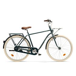 Mestský bicykel Elops 540 vysoký rám tyrkysová L-XL