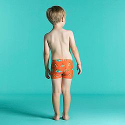 NABAIJI Detské boxerkové plavky oranžové oranžová 3-4 r (96-102 cm)